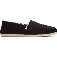 Toms Alpargata Herren Recycelte Baumwolle Le wand Schlupf Auf Turnschuhe Schwarz – undefined / Schwarz