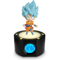 Madcow Dragon Ball Goku, Digitaler Wecker, Mehrfarbig, Erwachsene/Kinder, Junge/Mädchen, LCD, Blau