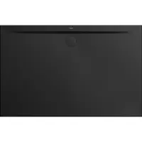 Kaldewei SUPERPLAN ZERO 1576-5, Duschwanne mit Wannenträger extraflach, 140x80cm, 357647980676, Farbe: Schwarz Matt