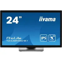 Iiyama ProLite T2438MSC-B1, 60,5 cm (23.8"), 1920 x 1080 Pixel, Full HD, LED, 5 ms, Schwarz