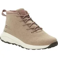 Jack Wolfskin Schnürboots "CAMPFIRE WOOL MID W", Damen, Gr. 39, rosa (afterglow), Wolle, Schuhe Schnürboots, Winterschuhe, Winterboots, Sneakerboots