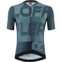 Löffler Loeffler Kurzarm-Radtrikot M Bike Jersey FZ Signature Mid Dark Petrol - Blau