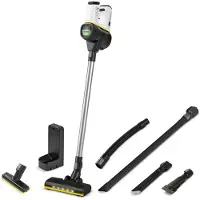 Kärcher VC 6 Cordless ourFamily Car, 2-in-1-Stabstaubsauger, Beutellos, Schwarz, Gelb, Rechteckig, Trocken, HEPA