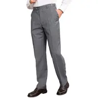 Classic Dog Relaxhose CLASSIC, Herren, Gr. 24, Unterbauchgrößen, grau (silbergrau, meliert), 54% Polyester, 44% Schurwolle, 2% Elasthan, unifarben, lang, Hosen Relaxhose