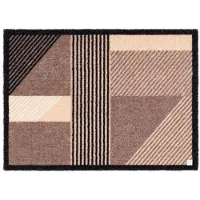 Barbara Becker Fußmatte "Sense", grau (taupe), B:50cm H:7mm L:70cm, Obermaterial: 100% Polyamid, Teppiche, Fußmatte, Schmutzfangmatte, modernes Design, waschbar, auch als Läufer