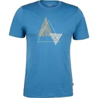 Stoic - Merino155 LaholmSt. Print T-Shirt Peak - Merinoshirt Gr 4XL blau
