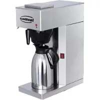 CombiSteel Kaffeemaschine mit 1,8L/5min und Isolierkanne 2 Liter aus Edelstahl