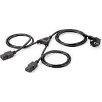 Equip Iec 90º Auf 2xiec M/w Netzkabel 1.8 M