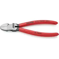 Knipex Seitenschneider für Kunststoff runder Kopf mit Kunststoff überzogen 160 mm - 7201160KA