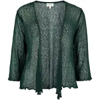Apricot Cardigan "Popcorn-Strickjacke" 1 im semitransparenten Design