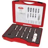 Sonstiges Ruko Kernbohrersatz 10tlg. Durchmesser 12-26mm HSS Länge 30mm Weldon - 108810