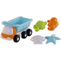 Cavallino Beach KiepWagen mit 4 Sandformen blau