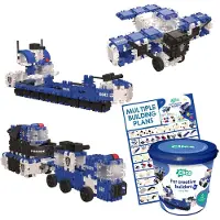 Clics Toys Clics will 8-in-1-Polizeifahrzeuge bauen