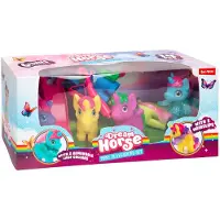 Toi-Toys Einhorner Spielset unicorns mit Spielplatz und Zubehör - buntes Spielzeug