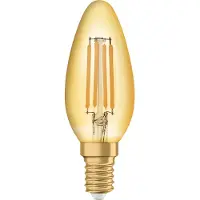 Osram Vintage 1906 LED 36 4.5 W/2500K E14 LED-Lampe, Birnenform, Sockel E27, 4,5 Watt, Warmweiß, 2500 K,