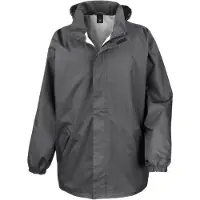 Result Core Herren Jacke, wasserfest, winddicht FK598 (XL) (Stahlgrau)
