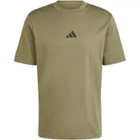 Adidas Sportswear "ESSENTIALS SMALL LOGO SINGLE JERSEY" sportliches Kurzarmshirt, mit Rundhalsausschnitt