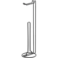 Metaltex Origin LAVA Toilettenpapierhalter, mit Abroller 401132000 , Maße: Ø 15 x 58 cm