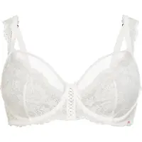 Dorina "Lyra Satin" Schnürdetails vorn, Netzstoff, florale Spitze