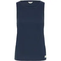 Oxmo Shirttop "Shirttop OXPimini", Damen, Gr. XS, blau (total eclipse), Obermaterial: 57% Baumwolle CO. 43% Polyester PES., Tops Shirttop