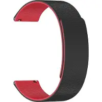 Techsuit - Watchband 22mm (W074) - Samsung Gear S3 46mm - Black / Red