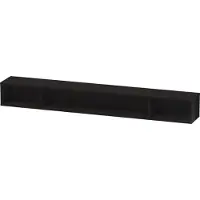 Duravit L-Cube Regalelement horizontal, 3 Fächer, 140x1000x120mm, LC120104040, Farbe: Schwarz Hochglanz Lack
