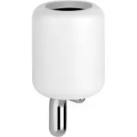 Gessi Goccia Wand-Glashalter, Becher aus GRES, weiß, 38007713, Farbe: Messing Antik