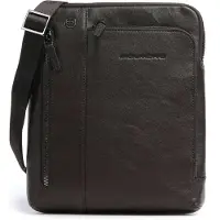 Piquadro Black Square Umhängetasche mit iPadAir/Pro 9,7-Fach braun