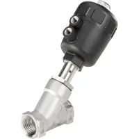 Burkert G 1/2'' NC Pneumatisches 2-Weg Schrägsitzventil Edelstahl - 2000 - 178682