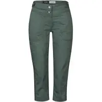 Cecil 1100000002199 "Style New York" Sommerhose mit Knopfdetails am Bund