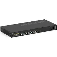 Netgear GSM4212P, Managed, L2/L3, Gigabit Ethernet (10/100/1000), Power over Ethernet (PoE), Rack-Einbau, 1U