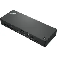 Lenovo 40B00300IT, Kabelgebunden, Thunderbolt 4, 230 W, 10,100,1000 Mbit/s, Schwarz, Rot, 40 Gbit/s