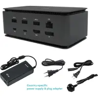 ITEC i-tec Metal USB4 Docking station Dual 4K HDMI DP with Power Delivery 80 W + Universal Charger 100 W, Kabelgebunden, USB4, 80 W, 3,5 mm, 10,100,1000 Mbit/s, Schwarz