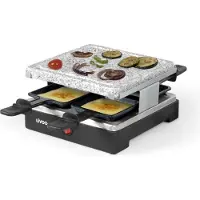 Livoo DOC242, 4 Person(en), Schwarz, Rechteckig, Granit, 200 x 200 mm, 600 W