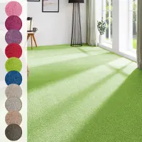 Andiamo Teppichboden "Ines, Kräuselvelours, Made in Netherlands", rechteckig, 8,5 mm Höhe, Uni Farben, Breite 400 cm, strapazierfähig & pflegeleicht