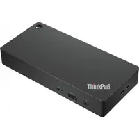 Lenovo 40AY0090IT, Kabelgebunden, USB 3.2 Gen 1 (3.1 Gen 1) Type-C, 10,100,1000 Mbit/s, Schwarz, 4K Ultra HD, 3840 x 2160 Pixel