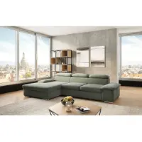 Sit&More Ecksofa SIT & MORE "Valantine L-Form, B: 286 cm", braun (schlamm), B:286cm H:73cm T:174cm, 100% Polyester, Sofas, Ecksofa, mit Arm- & Kopfteilverstellung, optional mit Schlaffunktion