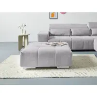 Cotta Hocker "Orion", grau, B:103cm H:42cm T:103cm, 90% Polyester, 10% Polyamid, Hocker, Hocker