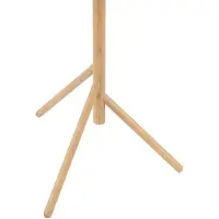 TK Lighting Stehleuchte Estera, Opalglas, Holzgestell, 132 cm, 3-flammig