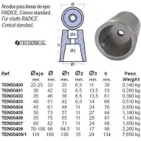 Tecnoseal Wurzelwellenanode 0.39kg