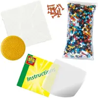 SES Creative Beedz Bügelperlen - Baufahrzeuge, 2400 Stück(e), 5 Jahr(e), Junge, Kind, Mehrfarbig, Nicht für Kinder unter 36 Monaten geeignet