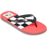 Quiksilver Sandale "Molokai Originals", Herren, Gr. 7(40), schwarz (schwarz checker), Obermaterial: Synthetikmaterial / Außensohle: Gummi., Schuhe Sandale