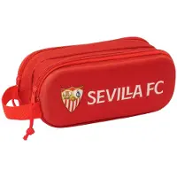 Sevilla Fc Sevilla Futbol Club Doppeltes Federmäppchen Rot 21 x 8 x 6 cm 3D