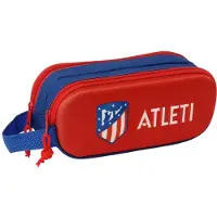 Atletico de Madrid 3d Double Mäppchen Rot Mann Rot One Size