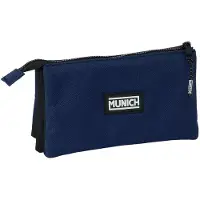 Safta Portatodo Dreifach München Basic Azul marino 22 x 12 x 3 cm