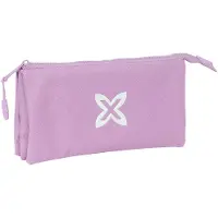 Safta Dreifaches Mehrzweck-Etui Munich Basic Lila 22 x 12 x 3 cm