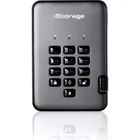 ISTORAGE diskAshur PRO2 256-bit 2TB USB 3.2 secure encrypted solid-state drive IS-DAP2-256-SSD-2000-C-G, 2 TB, USB Typ-A, 3.2 Gen 1 (3.1 Gen 1), 361 MB/s, 5 GT/s, Schwarz