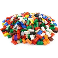 LEGO 50x bunt gemischte 2x4 Steine