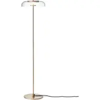 Nuura LED-Stehleuchte Blossi, Höhe 120 cm, goldfarben/klar