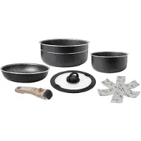 Brunner Topfset Pirate Spacemaster 24 cm schwarz